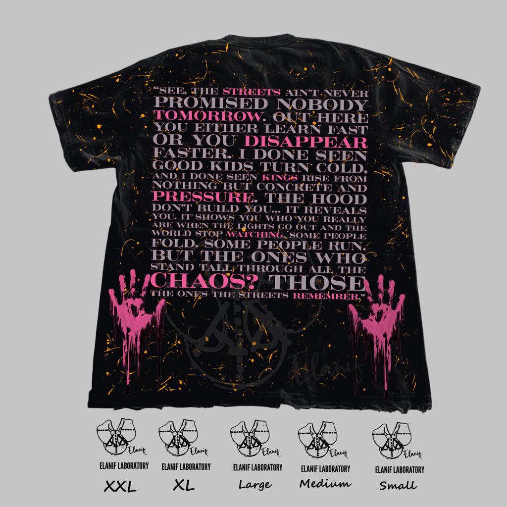 DROP 002.5 — CONCRETE STAINS CLASSIC PINK ORANGE & BLACK
