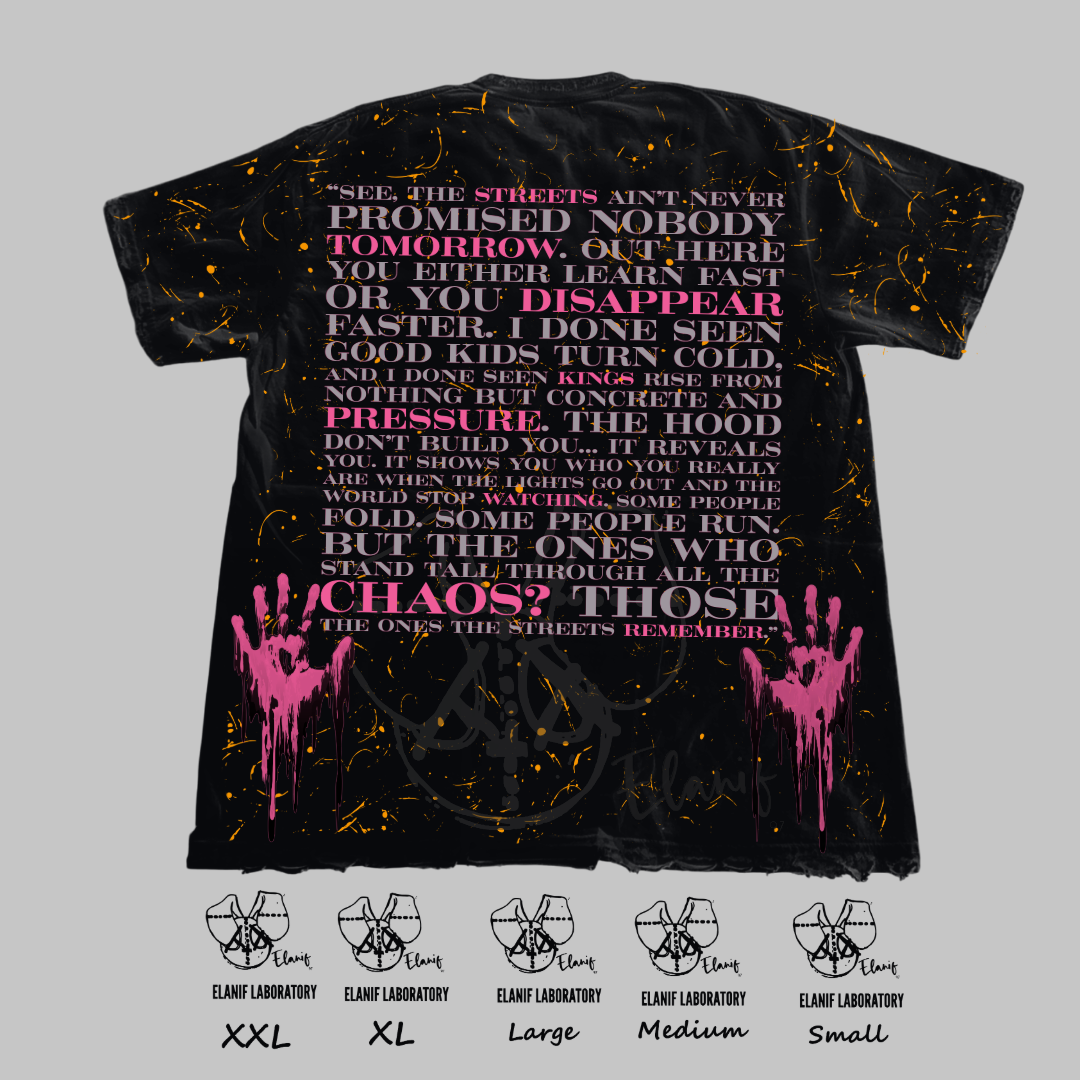 DROP 002.5 — CONCRETE STAINS CLASSIC PINK ORANGE & BLACK